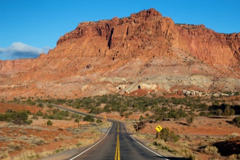 Straße im US-Bundesstaat Utah